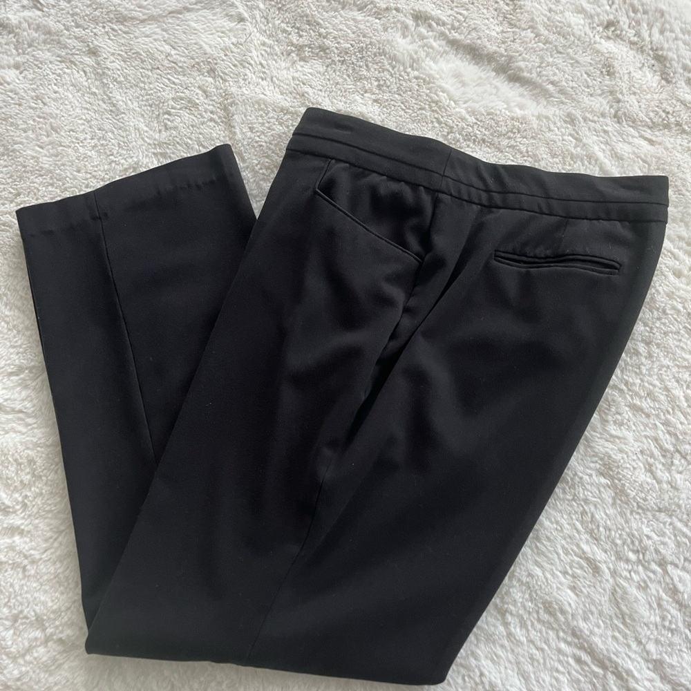 Rafaella Black Trousers Straight Leg Business - Picture 3 of 8